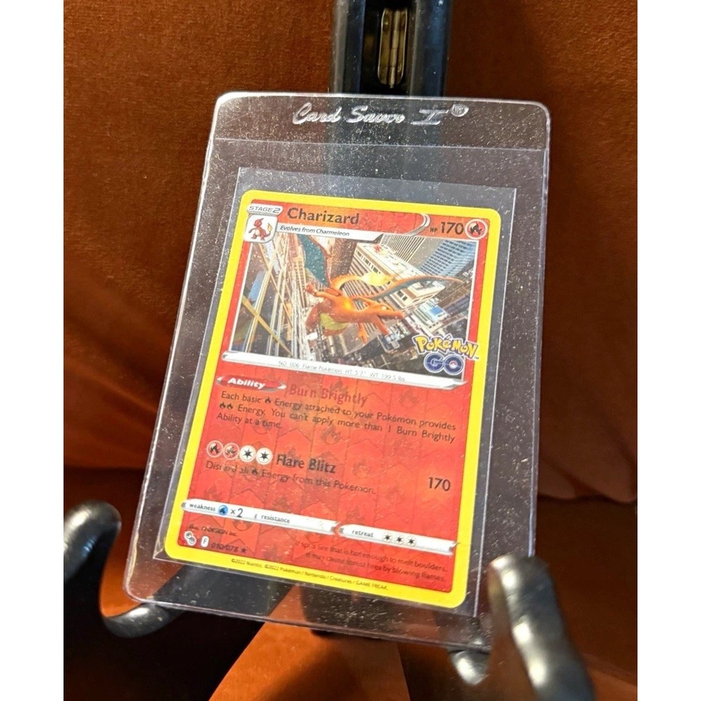 Pokémon TCG Charizard 010/078 Holo Rare - Pokémon GO Set - NM